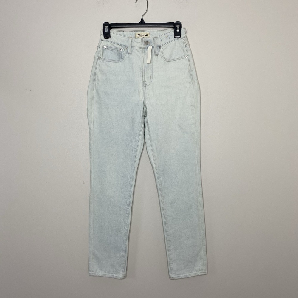 Madewell Curvy Perfect Vintage Jeans Womens 24 Light Wash High Rise Straight Leg